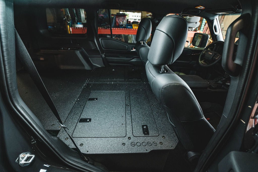 GOOSE GEAR Toyota - Land Cruiser - 2024-Present - LC250 - Explore Series - Seat Delete Plate System - Second Row - Plate Based -