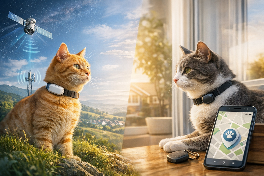 Cat tracking technology comparison between GPS and Bluetooth