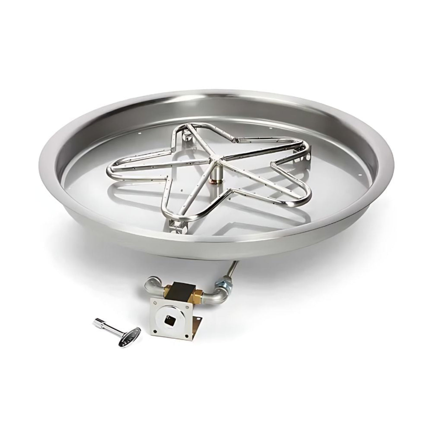 31″ Match Lit Fire Pit Kit - PENTA31MLFPK-FLEX-NG