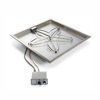 18″ Square Drop In Manual Spark Ignition Kit - FPPK18-SQBL-FLEX-NG