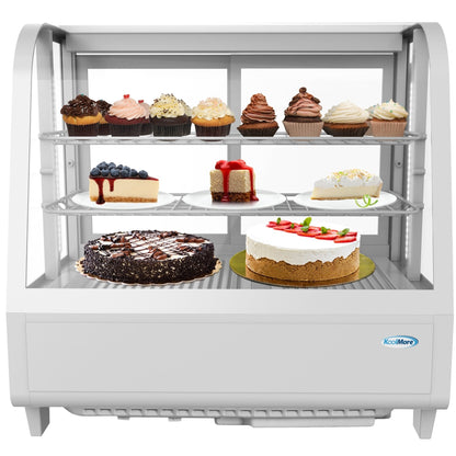 KOOLMORE CDC3CWH 27 in. Countertop Display Refrigerator - 3.6 Cu Ft. CDC-3C-WH - CDC3CWH