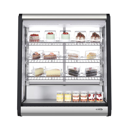 KOOLMORE CDC69SS 31 in. 4-Tier Commercial Countertop Display Refrigerator in Stainless-Steel ( - CDC69SS