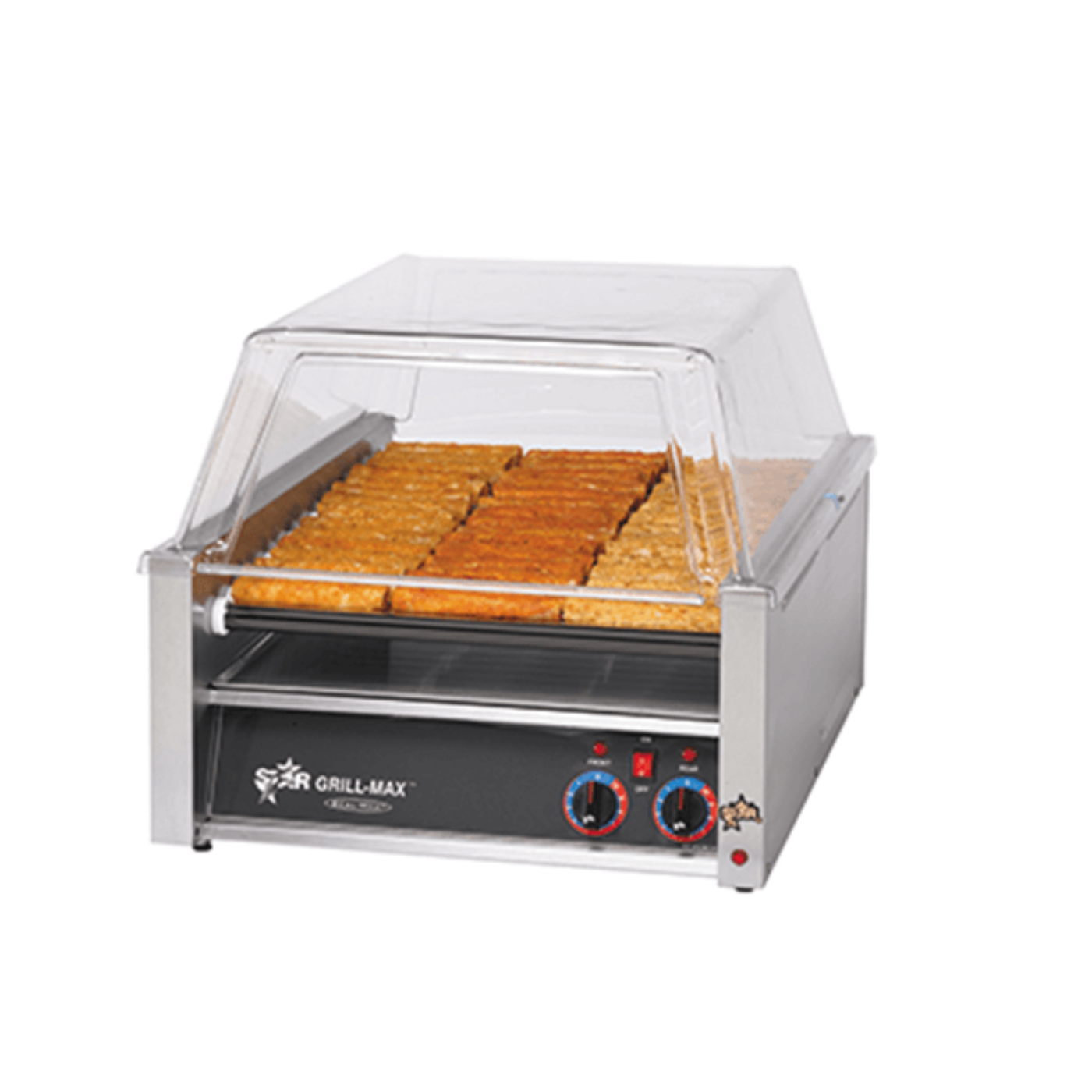 Star 8A-50STE-230V Grill-Max® Roller Grills 230V 50 Dogs Electronic Control Staltec - 8A-50STE-230V