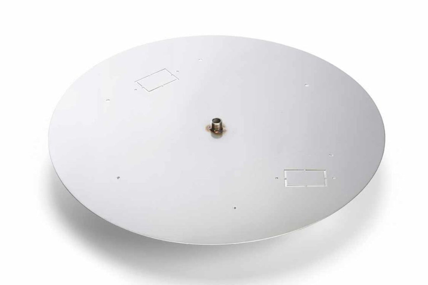 36" Stainless Steel Round Flat Burner Pan - 571-36