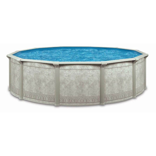 Aquarian 15'x52" Round Frame Above Ground Swimming Pool without Liner(For Parts) - 256777