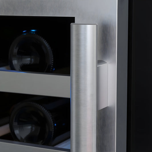 Avallon 24 Inch Wide 53 Bottle Capacity Single Zone Wine Cooler with Right Swing Door - AWC242SZRH