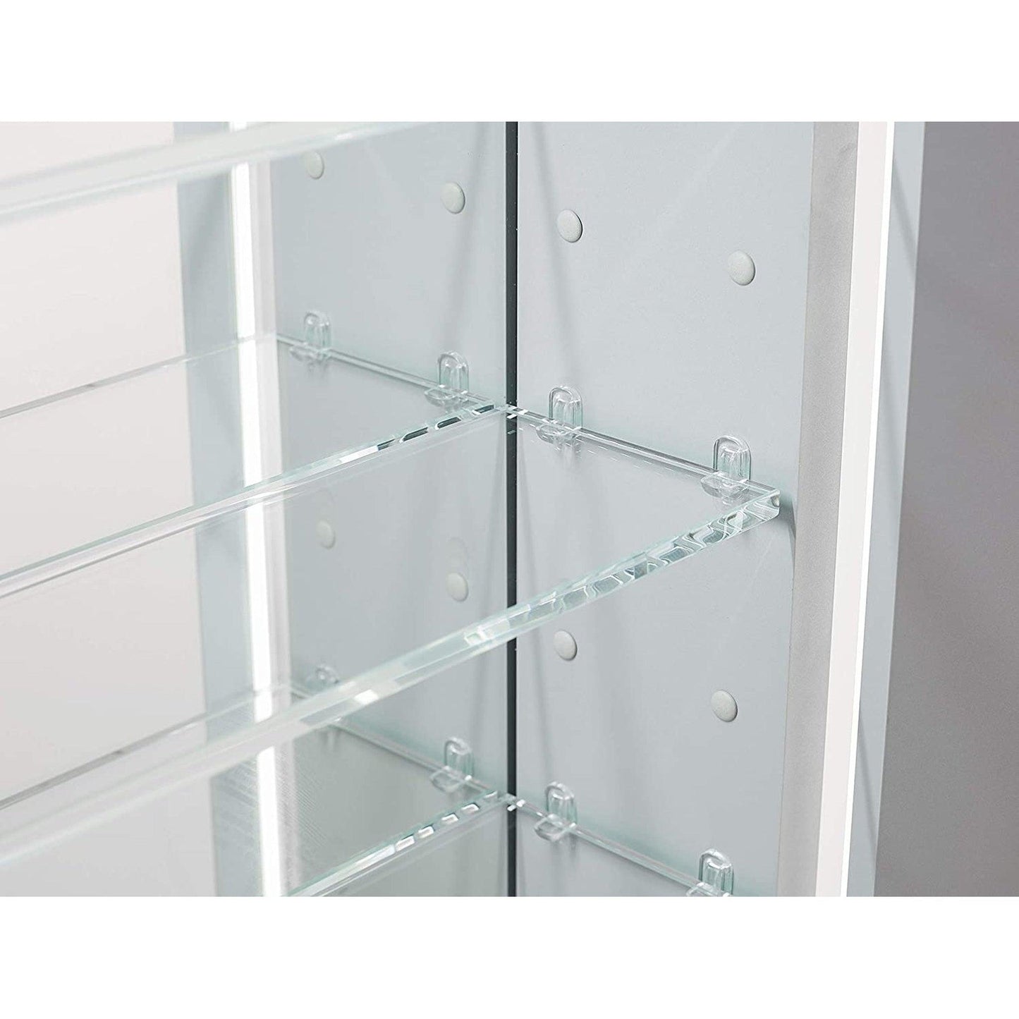 Aquadom Signature Royale Bi-View 48" x 30" Rectangular Medicine Cabinet With Lighting, Defogger, Integrated LED 3X Magnifying Mirror And Electrical Outlet with USB - SR-4830-N