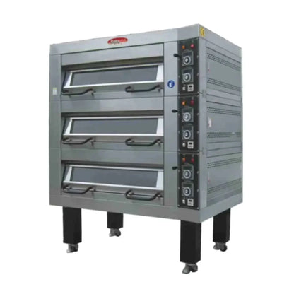 BakeMax 55" One Deck Electric Oven, Accommodates (2) 18" X 26" Pans, 220v/60/3 - BMDDD01