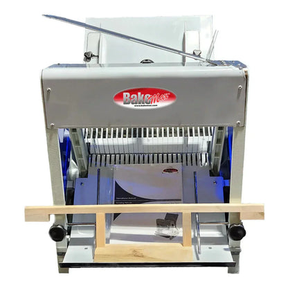 BakeMax 30" Gravity Feed Bread Slicer, Countertop 15" Max Loaf Length - BMGF001-1