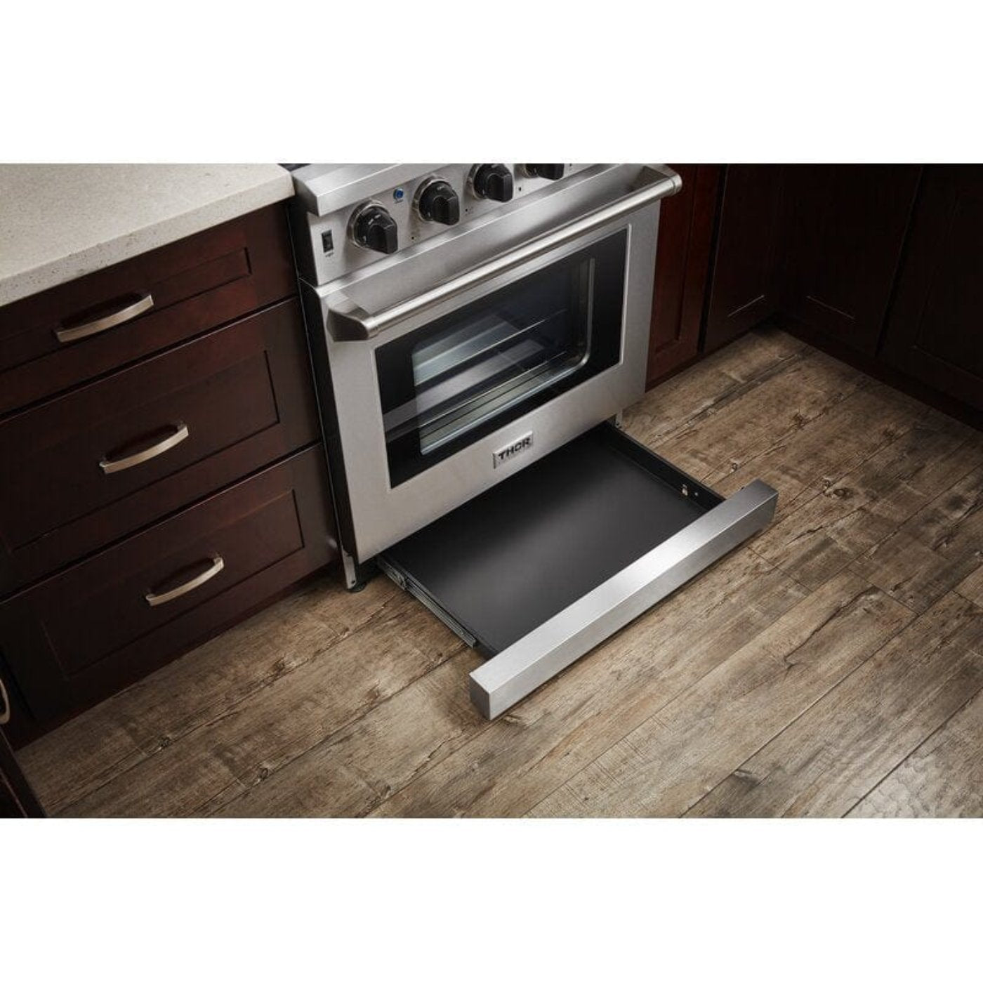 Thor Kitchen 30 in. Propane Gas Range, 36 in. Refrigerator, 24 in. Dishwasher, AP-LRG3001ULP-2