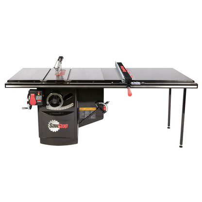 SawStop 3HP, 1ph, 230v Industrial Cabinet Saw w/36" T-Glide Advance Fence, Rails &amp; Extension Table - ICS31230-ATGI36