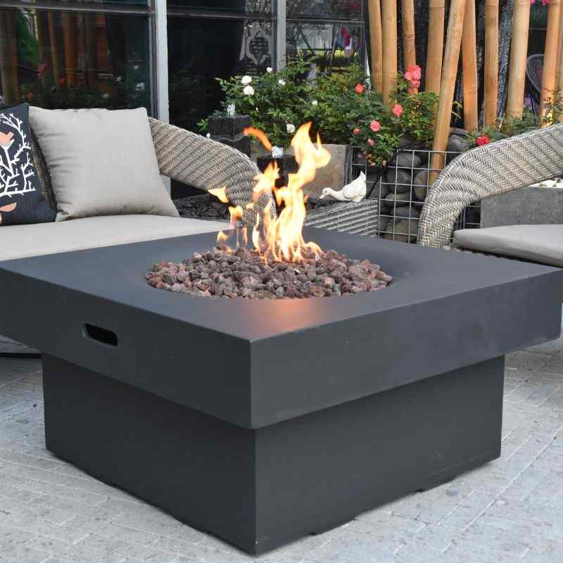 Modeno Branford Fire Table with sofa Outdoor Heating
