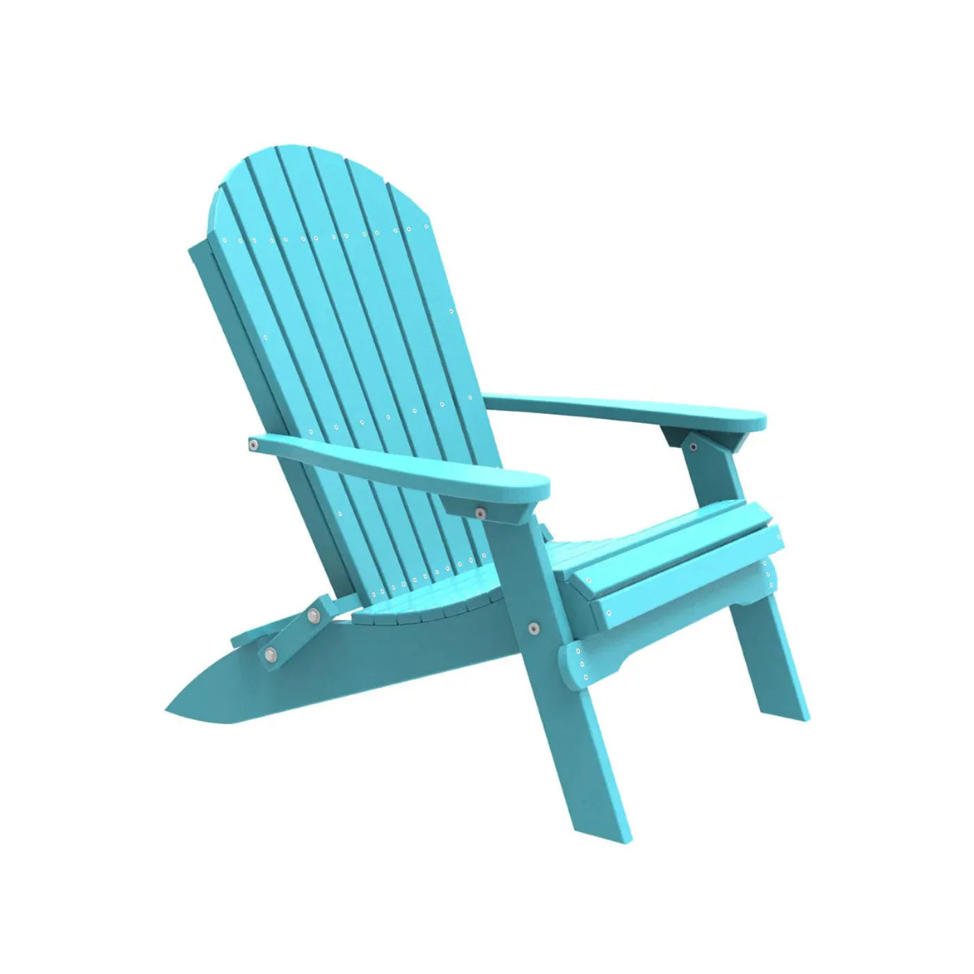 LuxCraft Outdoor Compact Folding Poly Adirondack Chair - PFACAB
