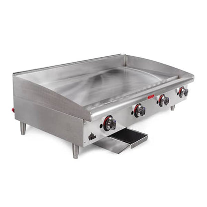Star 8G-648TCHSF Star-Max® 113,200 BTU 48" Gas Griddle Thermostatic Chrome - 8G-648TCHSF