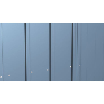 Arrow | Classic Steel Storage Shed, 10x4 ft., Blue Grey CLP104BG