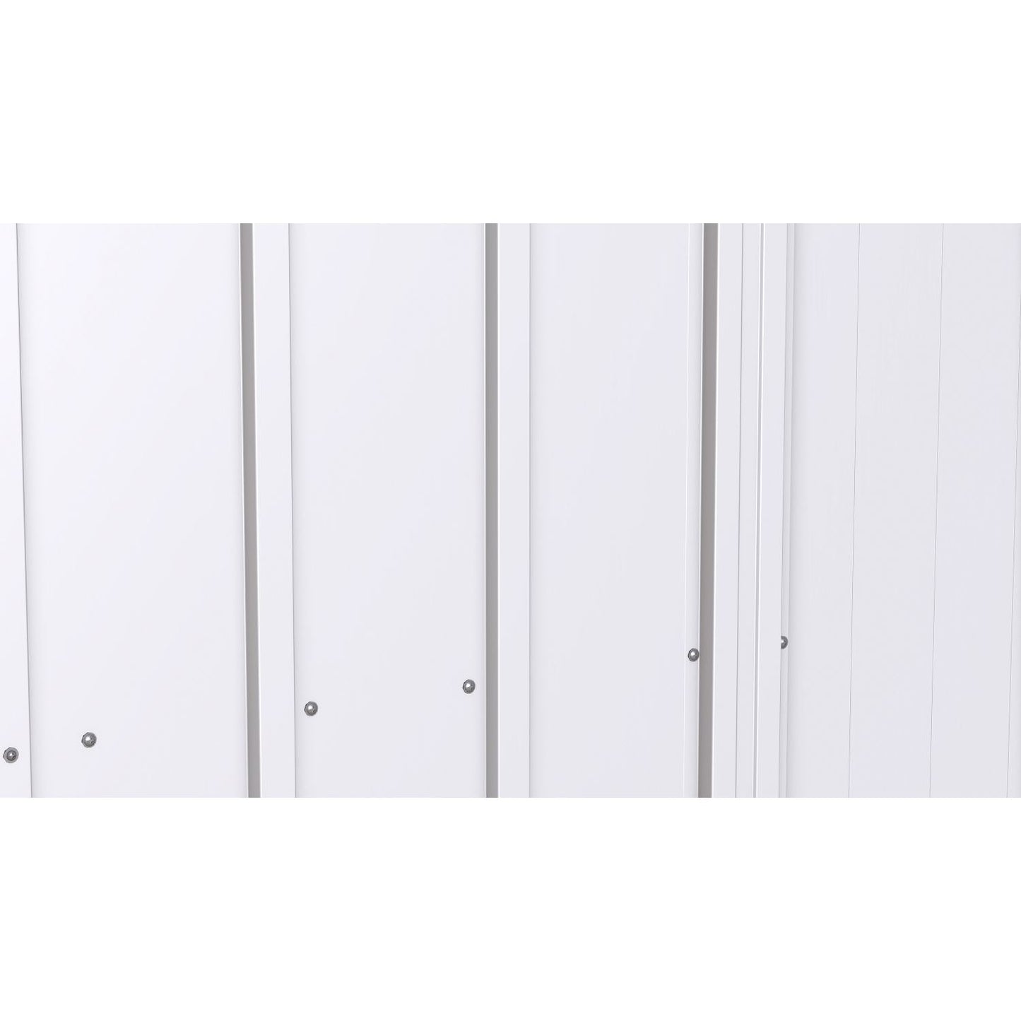 Arrow | Classic Steel Storage Shed, 10x8 ft., Flute Grey CLG108FG
