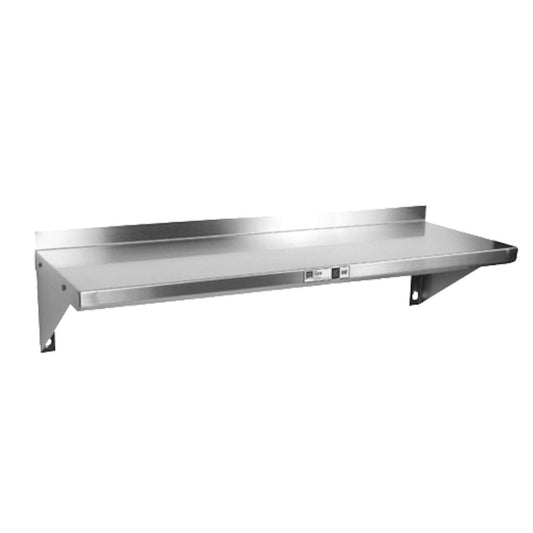 John Boos BHS1684 Wall-Mount 84"W  x 16" D Shelf - JBBHS1684