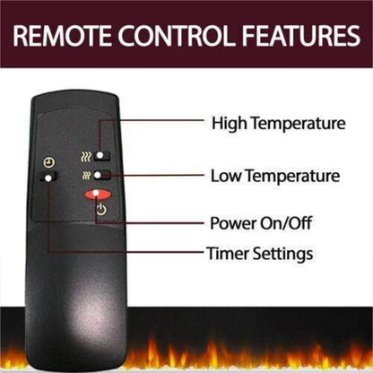 Cambridge Savona 59 In. Electric Fireplace in Cherry with Entertainment Stand and Charred Log Display, - CAM6022-1CHR