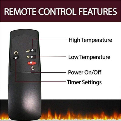 Cambridge Sorrento Electric Fireplace with 1500W Log Insert and 47 In. Entertainment Stand in Cherry - CAM5021-2CHR