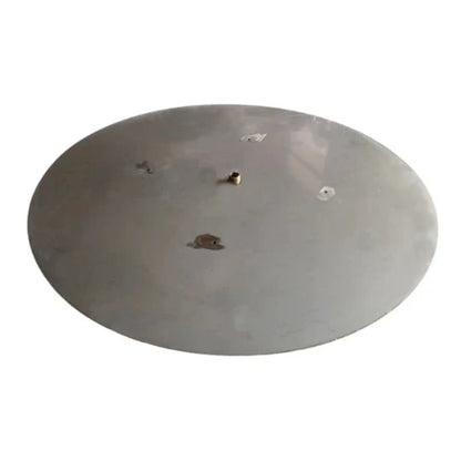 31″ – 36″ Custom Round Flat, Stainless Steel Burner Pan