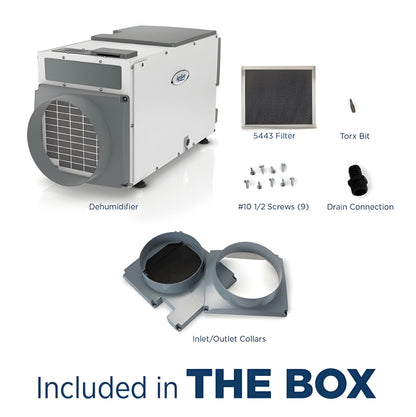 Aprilaire 1870 130 Pint Hard Wired Pro Dehumidifier - RS DE 1870W