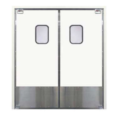 Curtron SPD-30-L-DBL-6096 60" x 96" Servie-Pro Series 30 Double Swing Door - CUSPD30LDBL6096