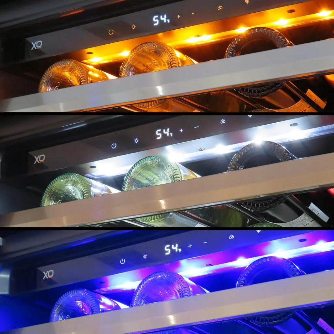 XO APPLIANCE XOU24WGSL 24" Wine Cooler, Single Zone in Stainless Steel Glass, Left Hinge in Stainless Steel - XOU24WGSL