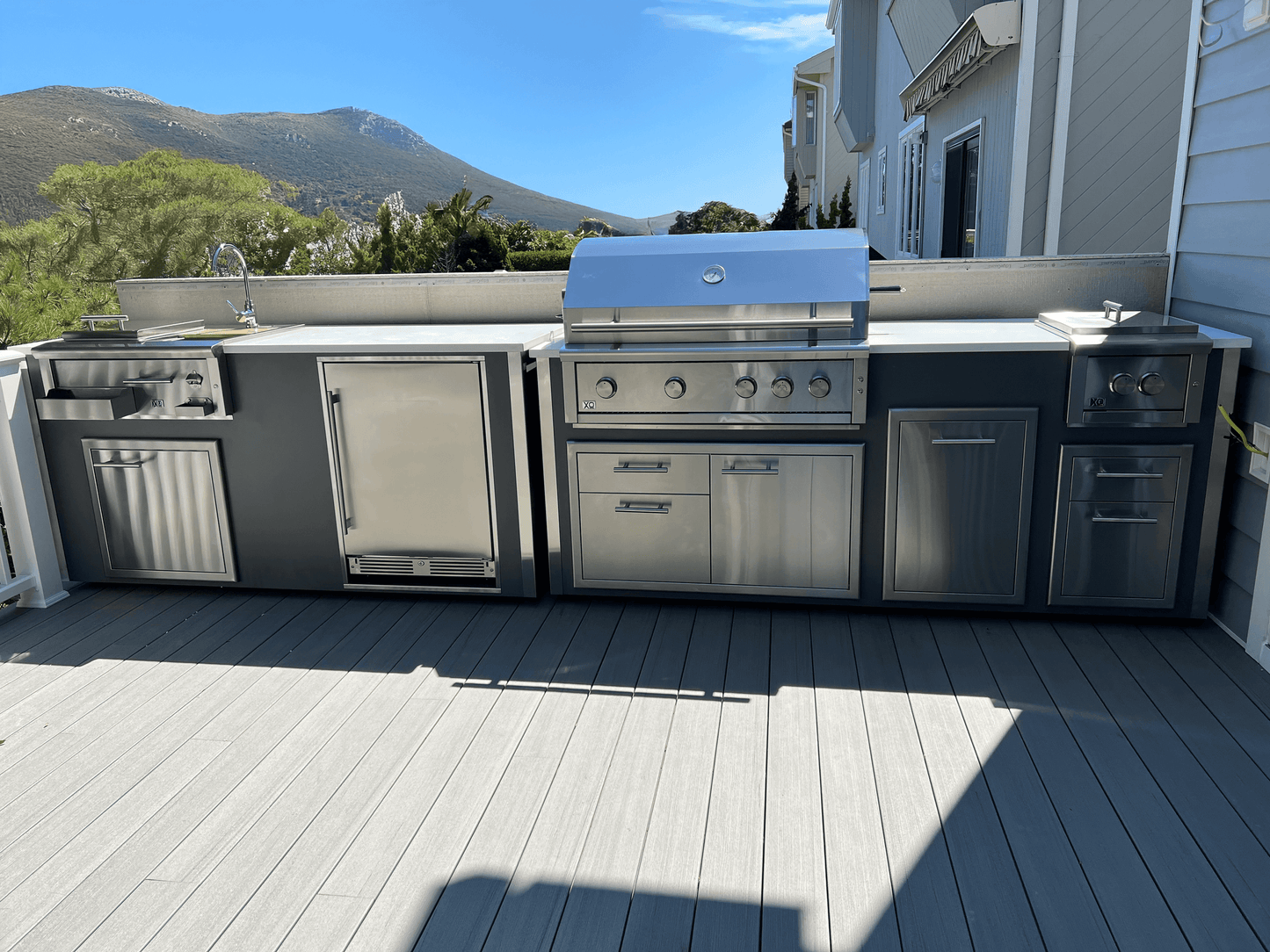 XO APPLIANCE XOGOK42V1GR Factory Assembled, Appliance Ready Designer Island Gray - XOGOK42V1GR