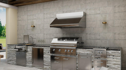 XO APPLIANCE XOGRILL42L 42" Grill 4 Burner with Rotiss Burner LP in Stainless Steel - XOGRILL42L