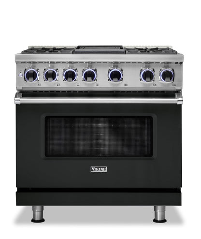 VIKING 36" Dual Fuel Range - VDR7362 Viking 7 Series Bronze - VDR73624GAN