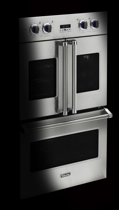 VIKING 30" Electric Double French-Door Oven Gray - VDOF7301MA