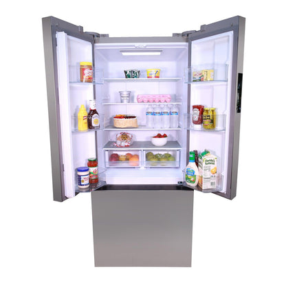 AVANTI Avanti Frost Free French Door Refrigerator, 17.5 cu. ft. in Stainless Steel - FFFDS175L3S