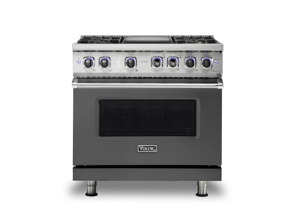 VIKING 36" Dual Fuel Range - VDR7362 Viking 7 Series Gray - VDR73624GDG