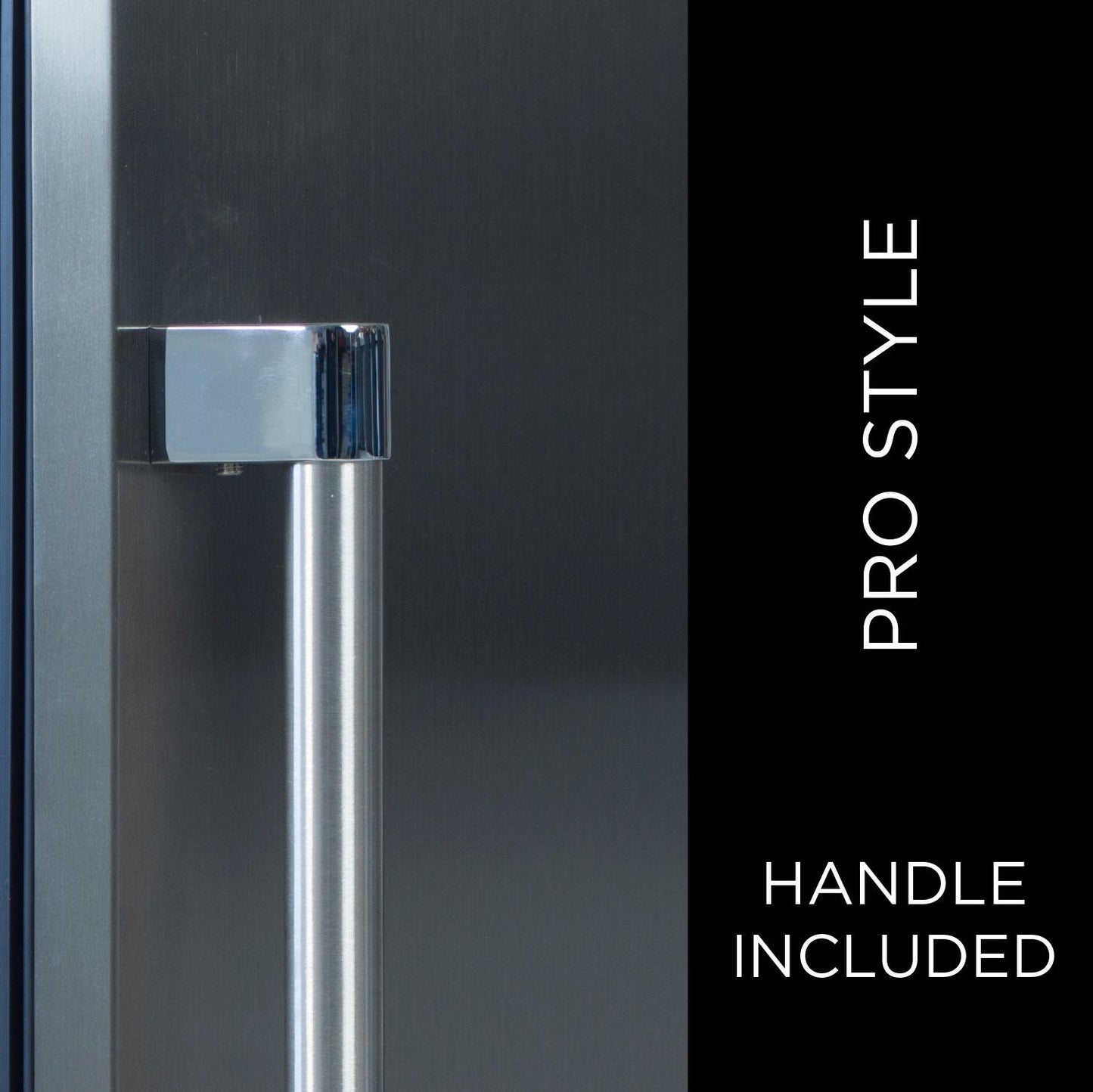 XO APPLIANCE XOU24WDZGSL 24" Wine Cooler, Dual Zone in Stainless Steel Glass, Left Hinge in Stainless Steel - XOU24WDZGSL
