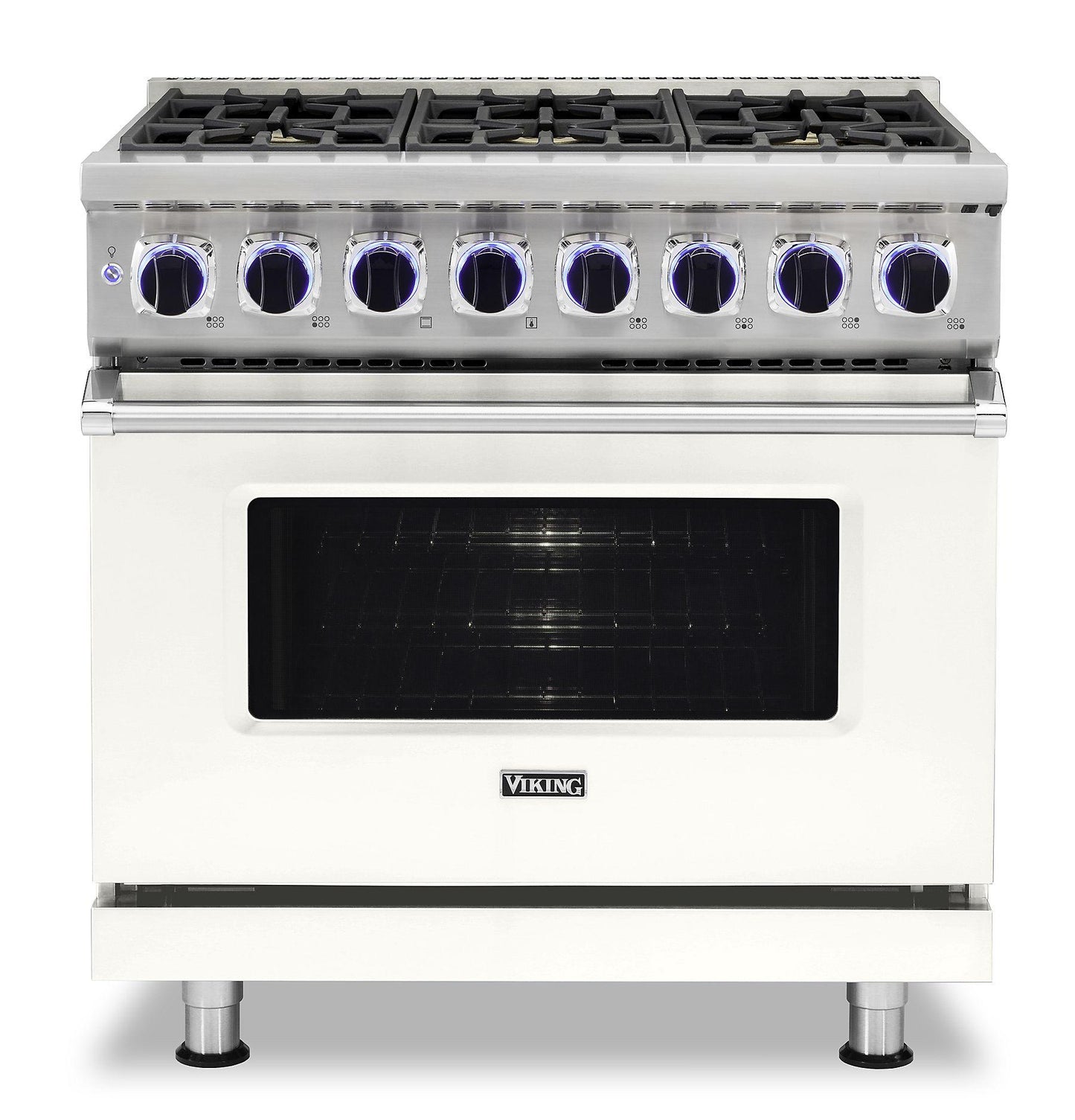 VIKING 36" Dual Fuel Range - VDR7362 Viking 7 Series White - VDR73626BPWLP