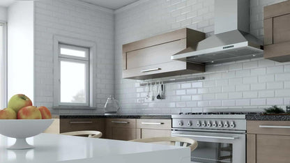 XO APPLIANCE XOV48KSE 48" 1000 CFM Italian Made Wall Chimney Range Hood in Stainless Steel - XOV48KSE