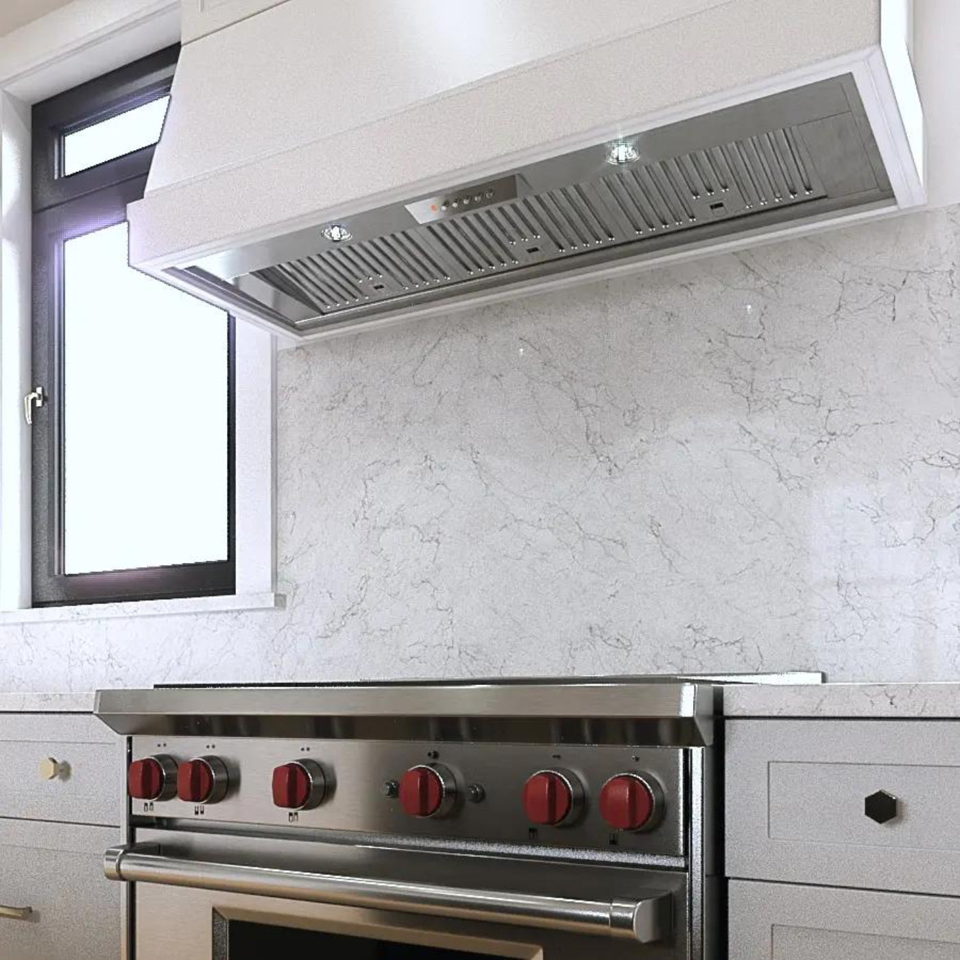 XO APPLIANCE XOI33KSE 33" 1000 CFM Pro Insert For Custom Built Hood Italian Made in Stainless Steel - XOI33KSE