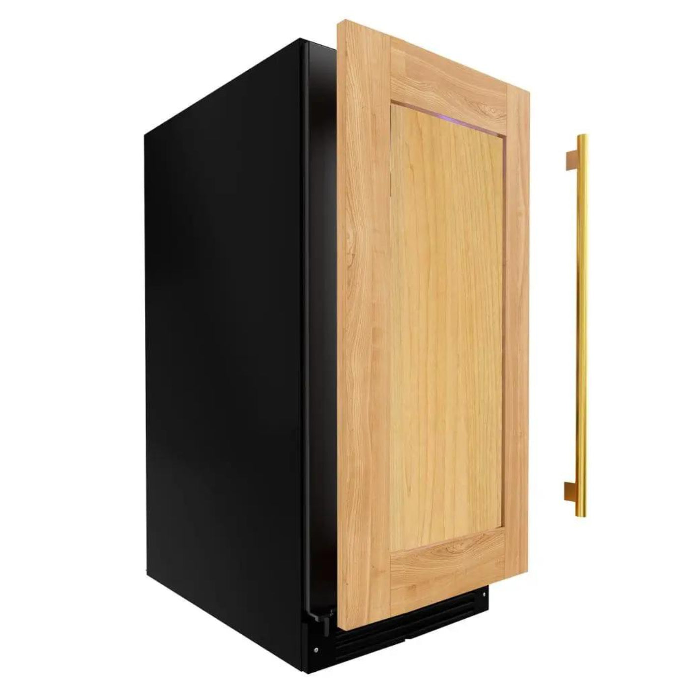 XO APPLIANCE XOU15BCOFL 15" Solid Panel Ready Door Beverage Center, Left Hinge Custom Panel Ready - XOU15BCOFL