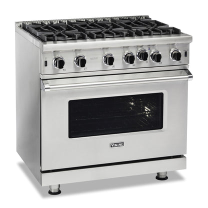 VIKING 36" Open Burner Gas Range Viking 5 Series Pink - VGIC53626BBH