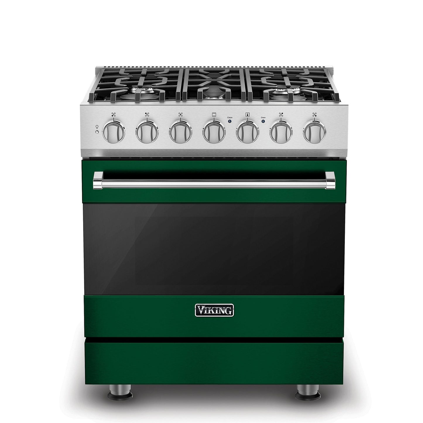 VIKING 30" Self-Cleaning Dual Fuel Range Viking 3 Series Green - RVDR33025BIVLP