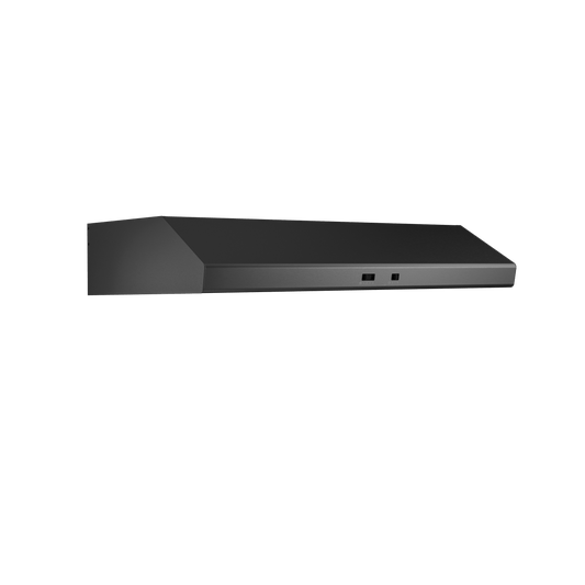 ZEPHYR Cyclone, Under Cabinet, 30", Black SS, 600 CFM Black in Stainless Steel - AK6500CBS