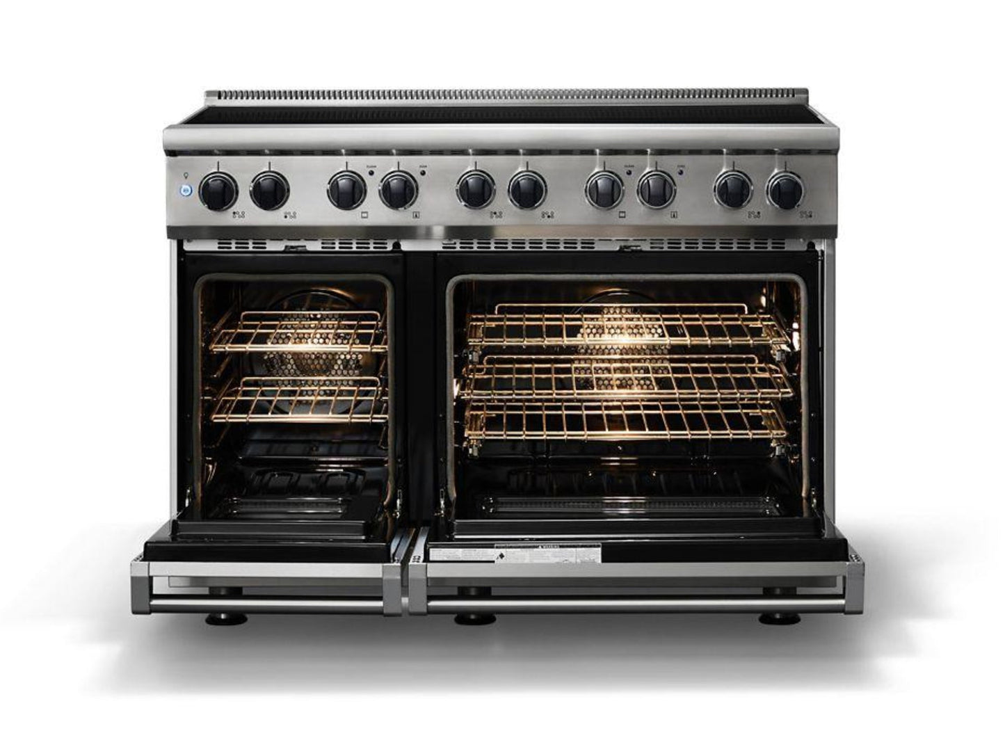 VIKING 48" Induction Range - VIR5483 Viking 5 Series Black - VIR54836BCS
