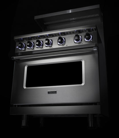 VIKING 36" Dual Fuel Range - VDR7362 Viking 7 Series Other - VDR73624GSP
