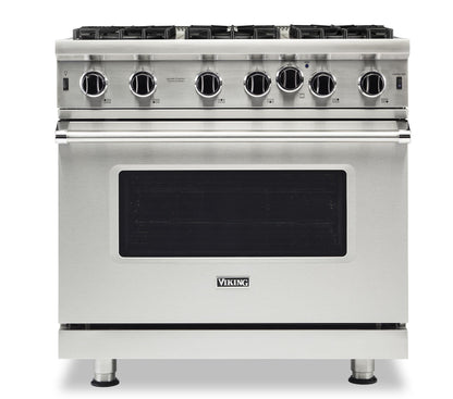 VIKING 36" Open Burner Gas Range Viking 5 Series White - VGIC53626BPWLP