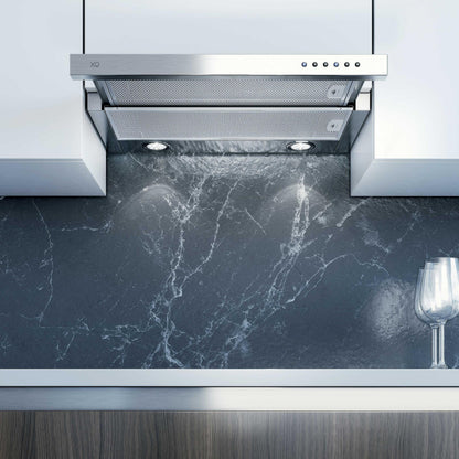 XO APPLIANCE XOC36SC 36" CCC 600/395 CFM Under Cabinet Glide Out Visor Italian Made in Stainless Steel - XOC36SC