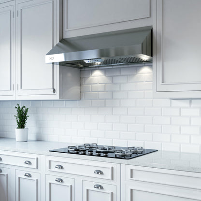 XO APPLIANCE XOT30SC 30" CCC 600/395 CFM Italian Made Pro Hood Range Hood in Stainless Steel - XOT30SC