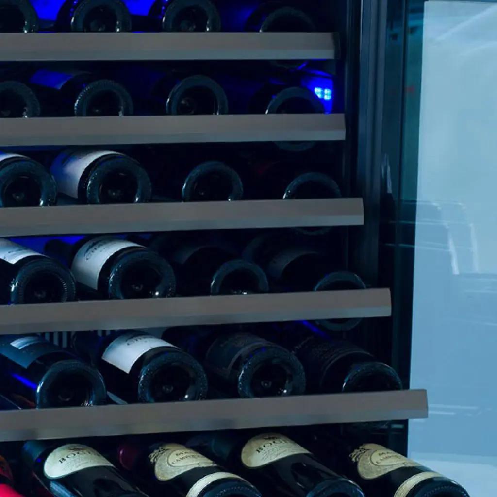 XO APPLIANCE XOU15WGSL 15" Wine Cooler, in Stainless Steel Glass, Left Hinge in Stainless Steel
