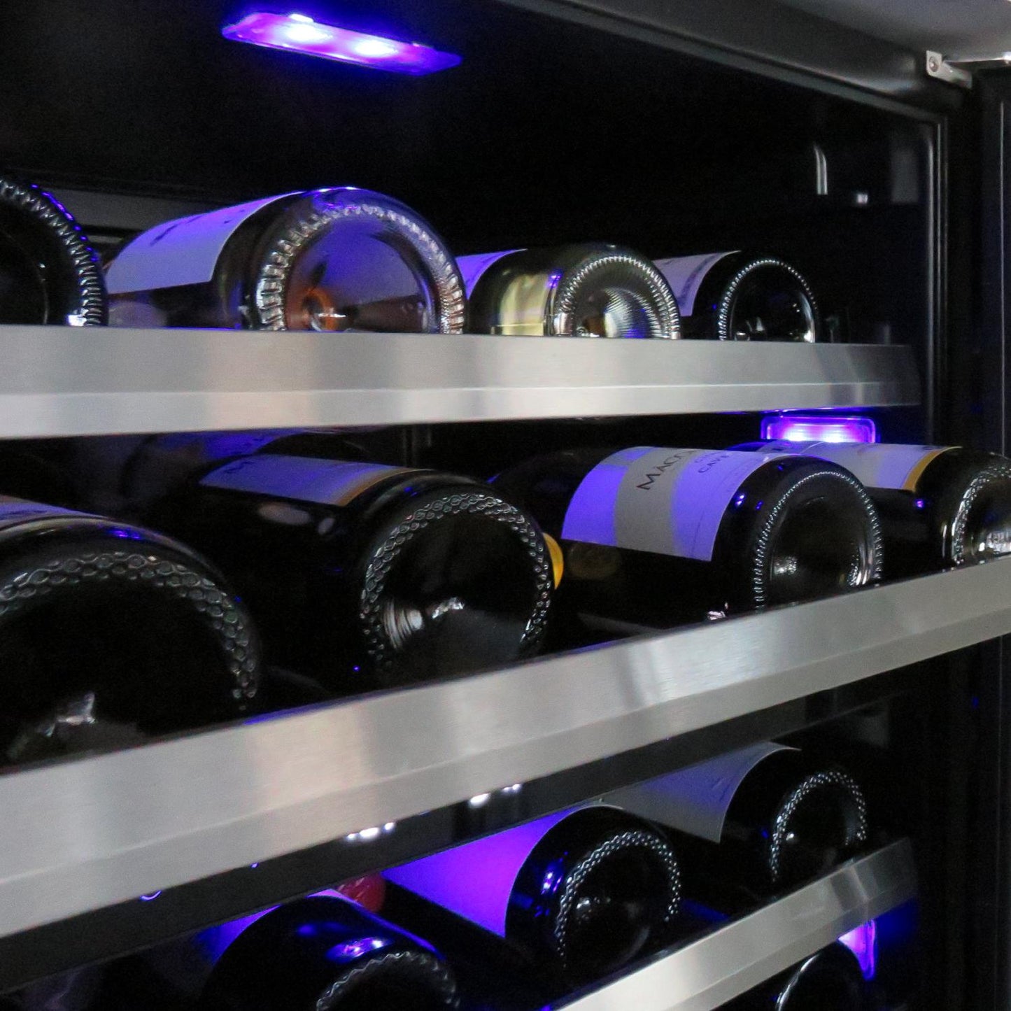 XO APPLIANCE XOU24WDZOFL Wine Cooler, Dual Zone 24" Solid Panel Ready Door, Left Hinge Custom Panel Ready - XOU24WDZOFL