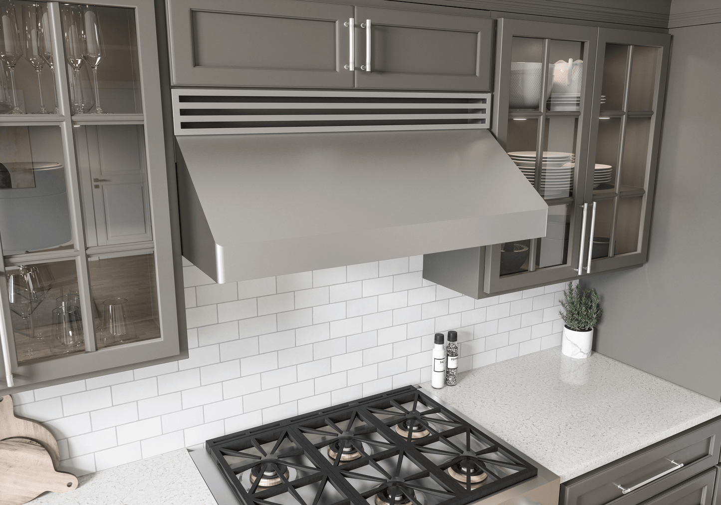 ZEPHYR Tempest I, 11in UC, 42in, SS, LED, ACT in Stainless Steel - AK7042CS
