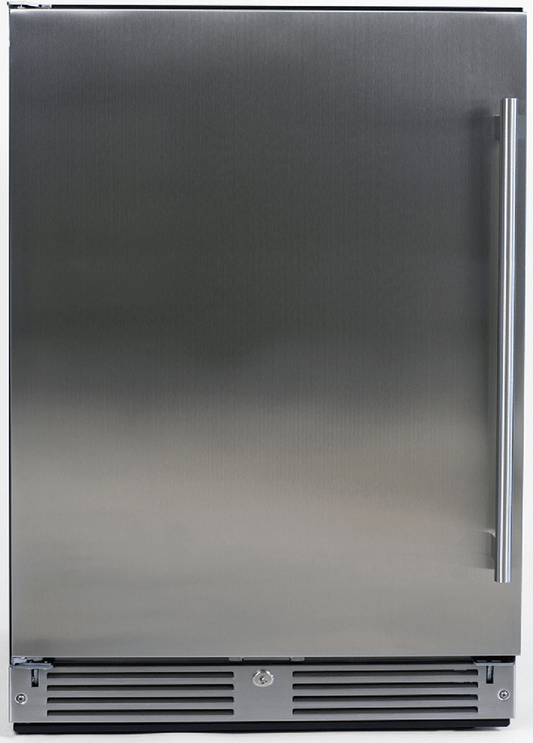XO APPLIANCE XOU24ORSL 24" Outdoor Refrigerator Solid in Stainless Steel, Left Hinge in Stainless Steel - XOU24ORSL